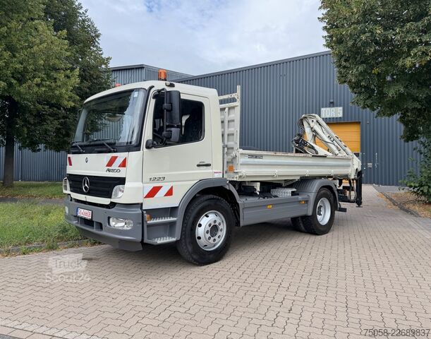 кран, змонтований на вантажівці Mercedes-Benz ATEGO 1223 - 159 Tkm - Atlas 65.2 abnehm