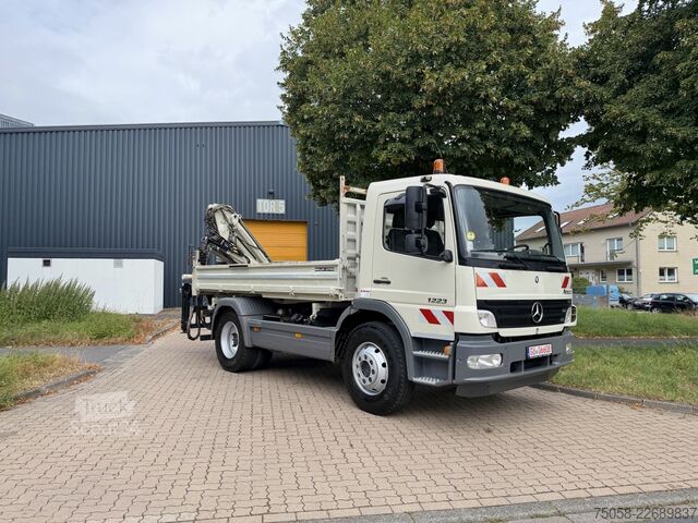 кран, змонтований на вантажівці Mercedes-Benz ATEGO 1223 - 159 Tkm - Atlas 65.2 abnehm