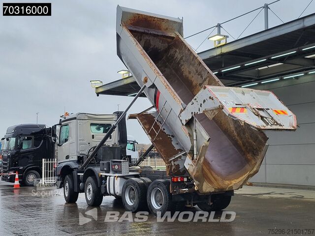 Kamion za otkači Mercedes Arocs 4151 8X4 18m3 tipper steel suspension Big...