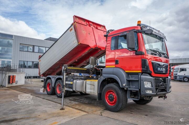 Kipper met kraan MAN TGS 26.400 BB 6x6 + HIAB Z-PRO 191