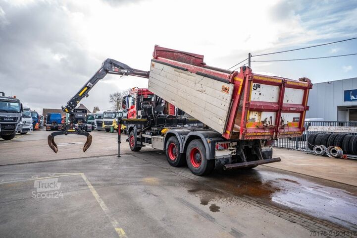 Kipper met kraan MAN TGS 26.400 BB 6x6 + HIAB Z-PRO 191