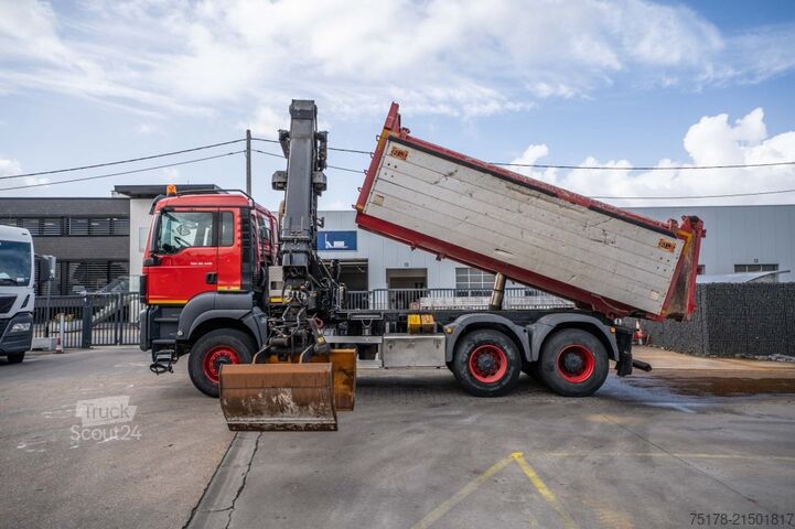 Kipper met kraan MAN TGS 26.400 BB 6x6 + HIAB Z-PRO 191