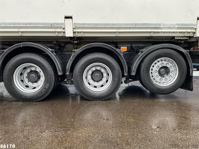 Benne à 3 côtés Volvo FH 420 8x4 HMF 22 Tonmeter laadkraan
