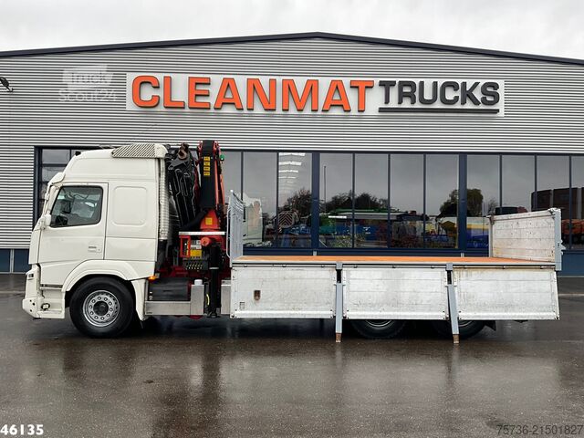 Camion-benne avec grue Volvo FMX 420 Euro 6 Palfinger 26 Tonmeter laadkraan