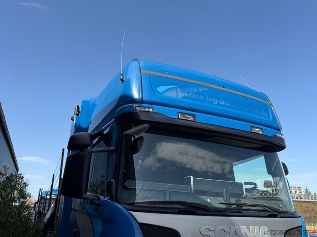 Biltransport lastbil SCANIA R450 Kässbohrer MetagoPro, VDI 2700, full 2016