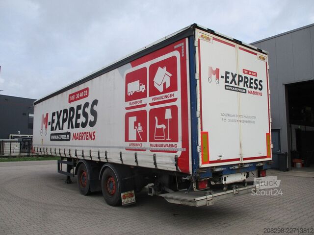 Открытый полуприцеп с тентом  SYSTEM TRAILERS LPRS18 | CURTAINSIDER | TAILLIFT
