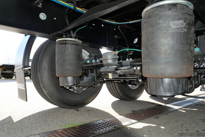 Semiremorcă cu platformă de lucru KÖGEL SN24/PLATEAU 144 x rungentaschen LENK/LIFT BPW