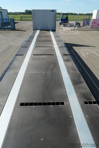Semiremorcă cu platformă de lucru KÖGEL SN24/PLATEAU 144 x rungentaschen LENK/LIFT BPW