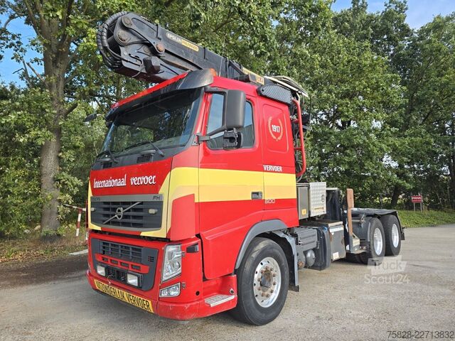 Стандартный седельный тягач VOLVO FH500 / Holzkran Epsilon S270L / 70000 Kg GG