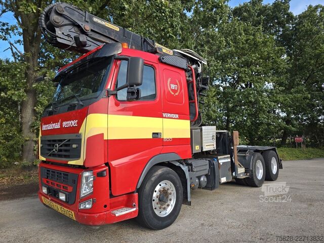 Стандартный седельный тягач VOLVO FH500 / Holzkran Epsilon S270L / 70000 Kg GG