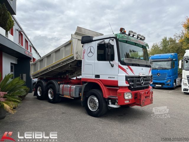 Tre-sidet tipbil MERCEDES-BENZ Actros 2650 K6x4*V8*Meiller Bordmatik*Retarder*