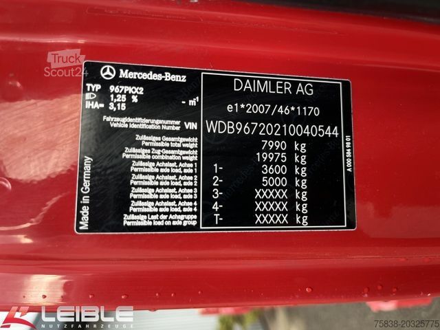 Transporter mit Kipper MERCEDES-BENZ Atego 818*Meiller*Klima*3 Sitzer*143 tkm*