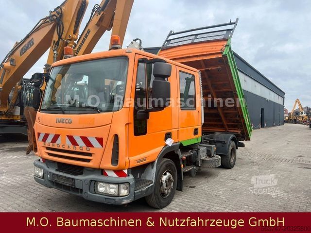 Three-way tipper van IVECO Eurocargo 80E18 Doka 3.Seitenkipper