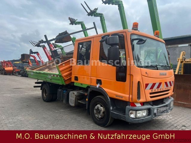 Three-way tipper van IVECO Eurocargo 80E18 Doka 3.Seitenkipper
