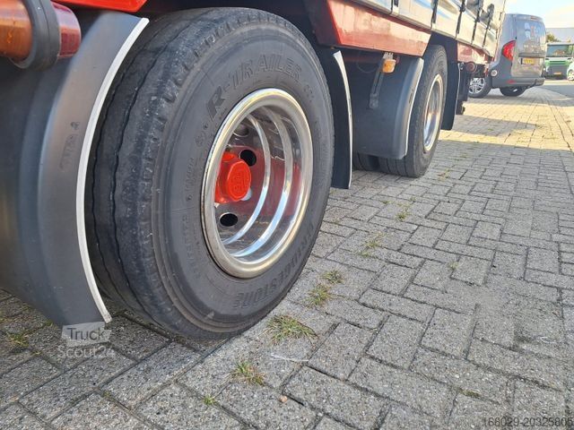 Lavbygd semitrailer MEUSBURGER 2-Achs-Gabelstaplertransporter Rampe Dhollandia