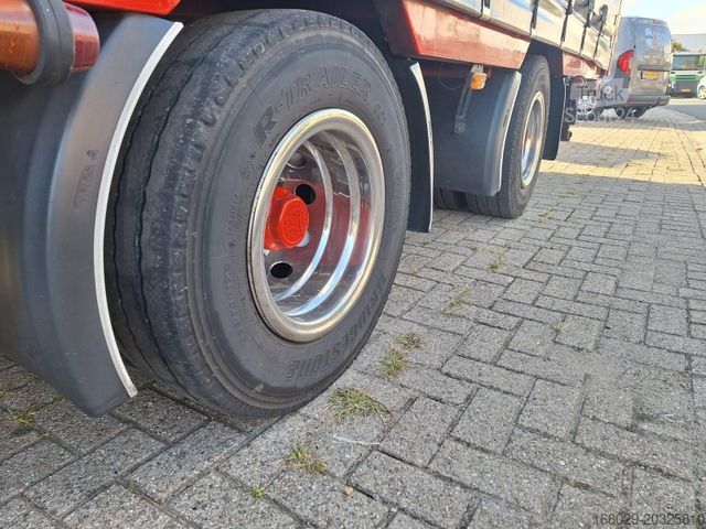 Открытый полуприцеп с тентом MEUSBURGER 2-Achs-Gabelstaplertransporter Rampe Dhollandia
