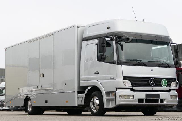 شاحنة نقل سيارات مغلقة MERCEDES-BENZ Atego 822 Autotransporter Geschloss. Automatik