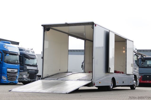 Furgon transport auto MERCEDES-BENZ Atego 822 Autotransporter Geschloss. Automatik