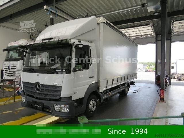 Furgão cortina de lona MERCEDES-BENZ Atego 821L/4220/4x2 tainsider/Heckporta