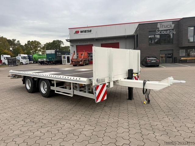 Åben trailer  Tandemanhänger Plattform