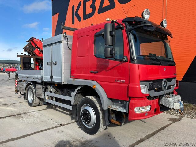 Відкрите тіло Mercedes-Benz Atego 1329 4x4 FASSI F110 / WINCH