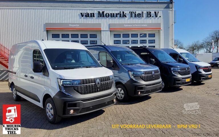 Bestelbus Renault Master 150.35  EURO 6  L3H2 GESLOTEN ZWART META...