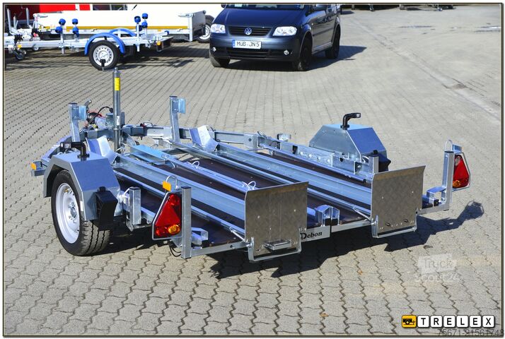 Kofferanhänger Debon RM2 Zweimotorradanhänger Einzelabsenkung