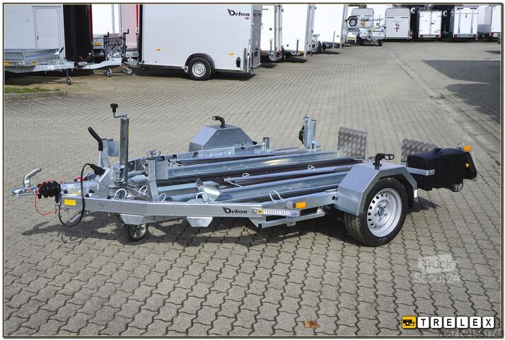 Kofferanhänger Debon RM2 Zweimotorradanhänger Einzelabsenkung