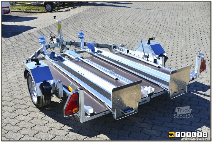 Kofferanhänger Debon RM2 Zweimotorradanhänger Einzelabsenkung