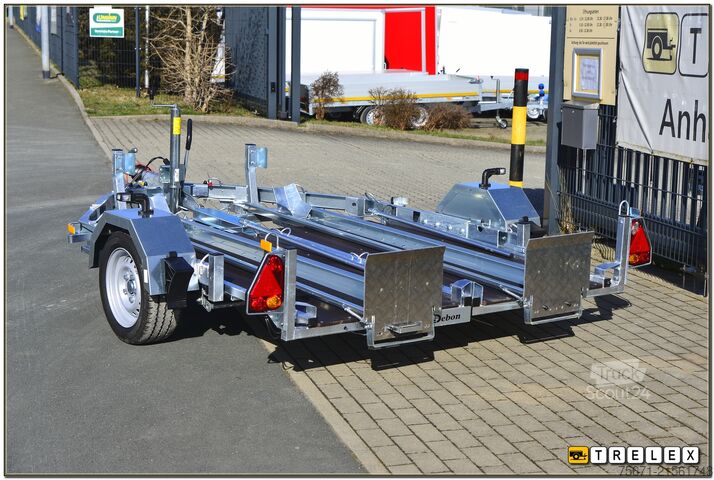 Kofferanhänger Debon RM2 Zweimotorradanhänger Einzelabsenkung