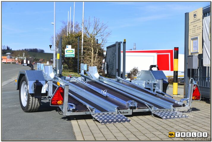 Kofferanhänger Debon RM2 Zweimotorradanhänger Einzelabsenkung