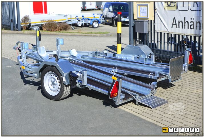 Kofferanhänger Debon RM2 Zweimotorradanhänger Einzelabsenkung