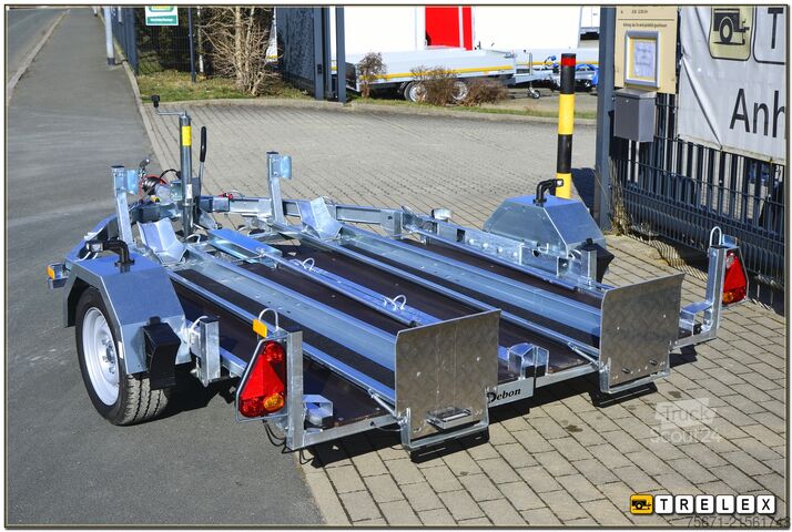 Kofferanhänger Debon RM2 Zweimotorradanhänger Einzelabsenkung