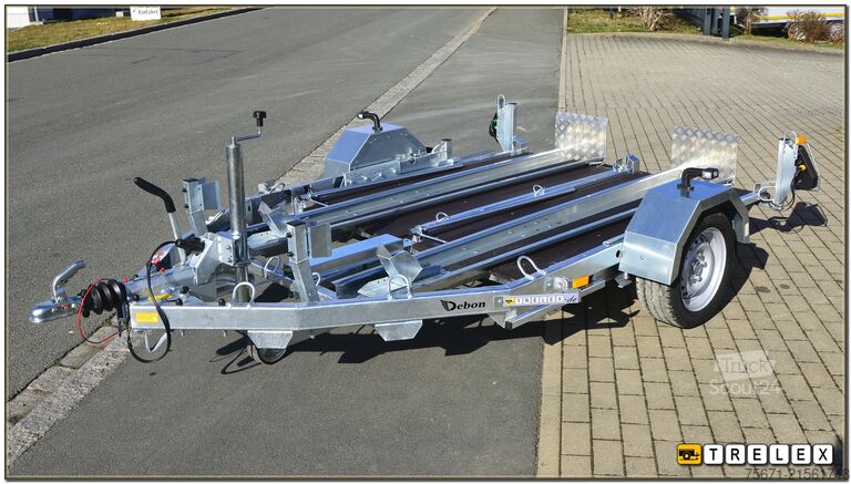 Kofferanhänger Debon RM2 Zweimotorradanhänger Einzelabsenkung