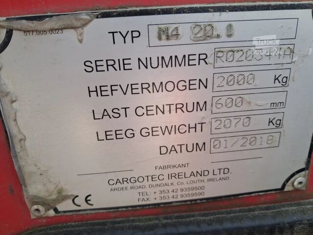 Viličar na tovornjaku Moffet M4 20.1 * Kubota Motor 25 HP * M4 20.1