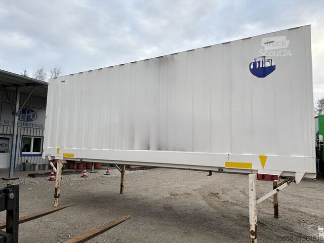 Wechselbrücke mit Kofferaufbau Krone BDF Stahl Wechselkoffer Türen