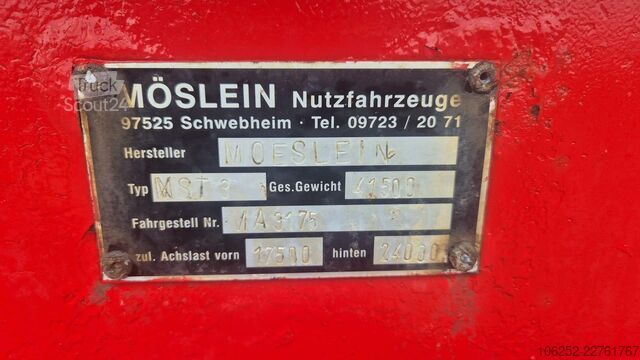 Semi-dieplader Möslein ST3 - 3-AXLES SEMI LOWLOADER - WINCH - 8,50M CA...