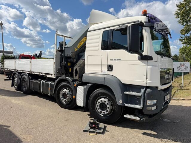 Ladepritsche MAN TGS 35.440 8x2 PRITSCHE 6m15 + KRAN PALFINGER P...