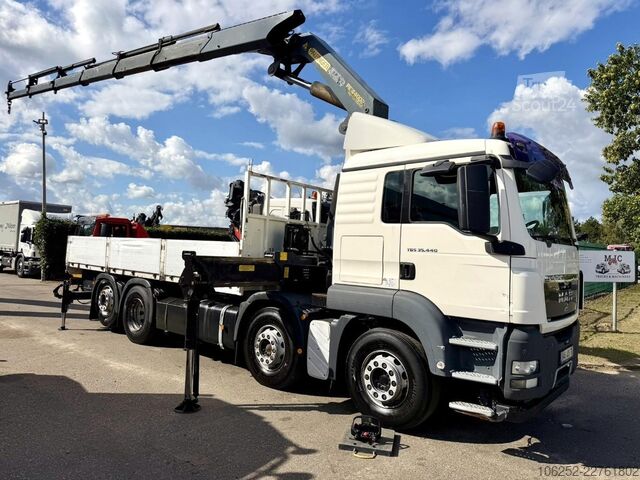 Ladepritsche MAN TGS 35.440 8x2 PRITSCHE 6m15 + KRAN PALFINGER P...