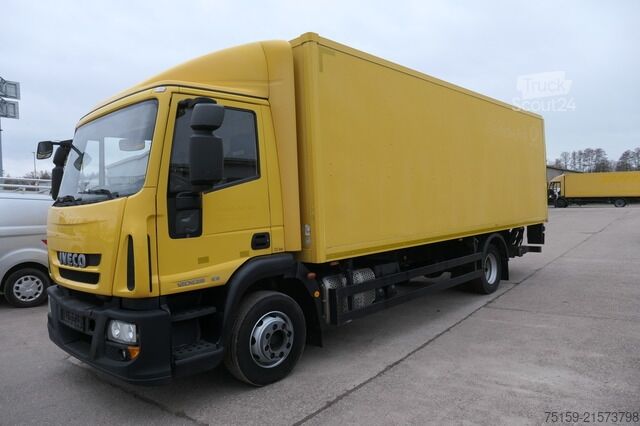 LKW mit Kofferaufbau iveco EuroCargo ML 120 E28/P AHK LBW COC AUTOMATIK Koffer 7,00x2,44x1,98