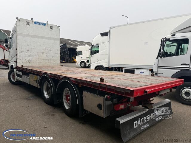 Læsseplatform Volvo FH 500 6x2 Stuuras, Voorzijde bladgeveerd