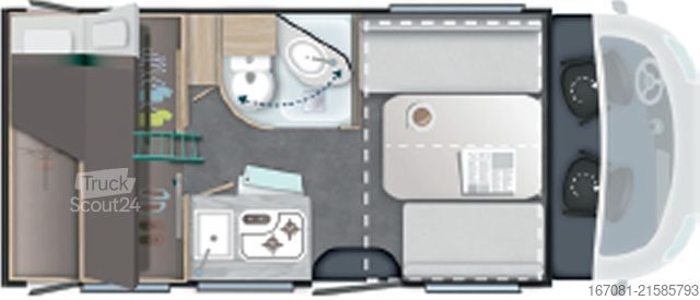 Halvintegrert bobil CHALLENGER Teilintegriert S Sport Edition S294
