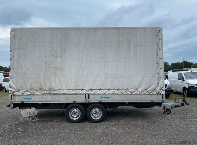 Remolque abierto con toldo WM MEYER HLC27 Pritsche Plane Tandemanhänger