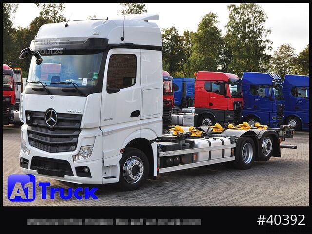 Swap body truck MERCEDES-BENZ 2545, BigSpace Multiwechsler  BDF 7.45-7.82,