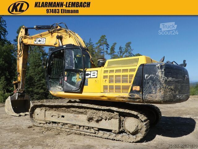 Excav.–Pelleteuse sur chenilles JCB JS 370 NLC  6 Zyl. ISUZU Mot.