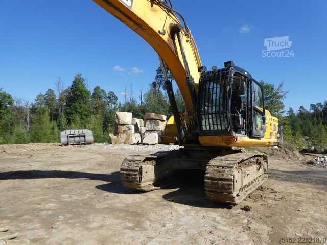 Excav.–Pelleteuse sur chenilles JCB JS 370 NLC  6 Zyl. ISUZU Mot.