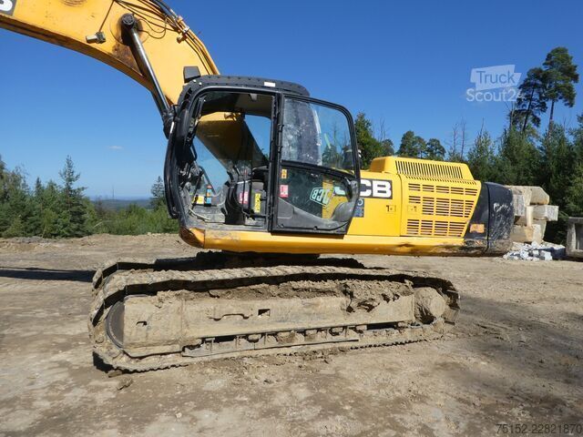 Excav.–Pelleteuse sur chenilles JCB JS 370 NLC  6 Zyl. ISUZU Mot.