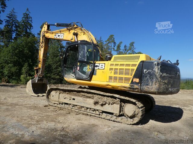 Excav.–Pelleteuse sur chenilles JCB JS 370 NLC  6 Zyl. ISUZU Mot.