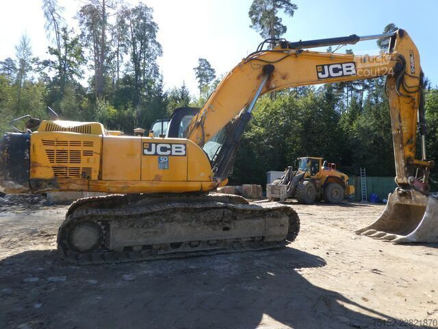 Excav.–Pelleteuse sur chenilles JCB JS 370 NLC  6 Zyl. ISUZU Mot.