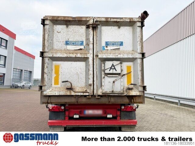 Kipper Auflieger LÜCK SKF 35, Stahlmulde ca. 37m³, Liftachse